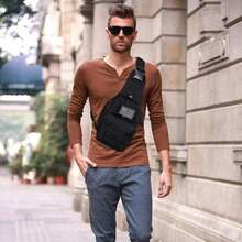 Tactical Shoulder Backpack Rover EDC Outdoor CCW Sling Bag Hiking Camping Pack Concealed Range Bag Hunting Daypack - Multicolor - View 10