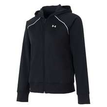 Under Armour Chándal Rival Tricot para mujer HD-GRY, conjunto informal de dos piezas con chaqueta y pantalón, para uso diario al aire libre, 6001966-001 - Negro - Ver 1