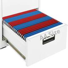 vidaXL Classeur Blanc 46x62x102,5 cm Acciaio - Bianco - Visualizzare 10