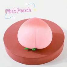 Creative Stress Relief Realistic Peach Squeeze Toy, Slow Rebound Stress Relief Gadget, Emotion Soothing Gift For Birthday, Christmas, Holiday - Multicolor - View 9