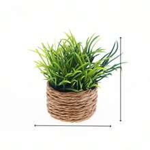 Artificial Mini Green Plant Decor, Mini Potted Plant, Mini Model, Dollhouse Accessories, Miniature Model, Decorative Dollhouse Arrangement, Miniature Scene, Essential For Handmade Enthusiasts And Model Players - Suitable For: Holiday Decoration - Christmas/Halloween/Easter - Applicable To: Office Desk, Home Living Room, Study Window Sill, Front Desk Display - Green - View 13