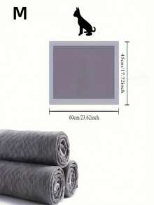 50 pezzi Tappetini assorbenti per animali domestici in carbone di bambù, pannolini per cani, tappetini per l'addestramento dei pet, tappetini assorbenti usa e getta per cani con carbone di bambù per eliminare gli odori, disponibili in varie misure, adatti per cani e cuccioli, design impermeabile e ad asciugatura rapida, design rinforzato impermeabile e ad asciugatura rapida, per l'addestramento al vasino, assorbenza standard, adatti per cani, gatti e conigli - M-50 pezzi - Visualizzare 12