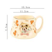 Disney Official Mickey Mouse Emblem Ceramic Coffee Mug, Cute Cartoon Embossed Household Water Cup - Multicolor - View 13