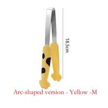 Japanese Cat Paw Shaped Food Clip, Cute Cartoon Cooking Tongs, Stainless Steel BBQ Clip, Sandwich Baking Clip, Kitchen Tool, Kitchen Pliers, Tableware, Kitchen Accessories, Kitchen Supplies - Medium - View 20