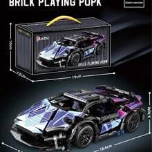 1 bộ đồ chơi lắp ráp xe đua Cyberpunk 911 bầu trời sao 800+ mảnh mới năm 2026, mô hình xe đua phong cách Cyberpunk, giúp phát triển kỹ năng thực hành, mô hình lắp ráp sáng tạo, đang chờ bạn lắp ráp, đồ trang trí sưu tầm - Lý tưởng cho tương tác, tình bạn, gia đình, bán chạy, bùng nổ, quà tặng cho bạn trai/bạn gái, quà sinh nhật, quà Valentine, đồ dùng đám cưới, quà năm mới, món quà hoàn hảo, quà tặng, quà tặng cho bé trai, quà sinh nhật cho bé trai. - Nhiều màu - Xem 4