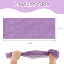 1/6 Set African Net Loofah Exfoliating Gloves, 1/3 Pc Bath Sponge Body Cleaning Brush And 3 Pairs Exfoliating Gloves As Adult Knee High Sock Stuffers - Multicolor - View 5