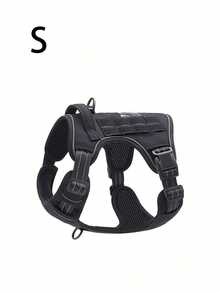 Adjustable No-Pull Tactical Dog Harness With Handle For Large Dogs - Reflective Vest For Labrador Retriever, Siberian Husky, German Shepherd - Durable Polyester Material - Nhiều màu - Xem 5