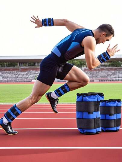 2pcs Ankle/Wrist Weights, Fitness Sand Bags, Running & Dancing Training, Invisible Leg Weights, Unisex