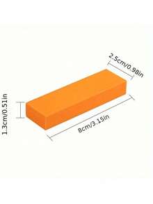 1 Pcs Easy-To-Remove Water Scale Wiper Bathroom Glass Rust Remover Rubber Household Kitchen Cleaning Tool Kitchen Scale And Rust Brush - 橘色鱗片擦拭布-1片 - 查看 4