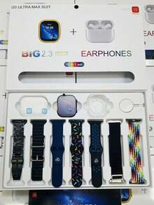 Luxury 10-In-1 Smartwatch Bundle With Wireless Earbuds & Multi-Band Set – HD Touch Screen Fitness Watch, Health Tracking, Waterproof, Compatible With IPhone17Series / IPhone16/15 & Android - Multicolor - View 8