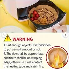 45pcs Square Air Fryer Oil Paper Mats -  Non-Stick Baking Paper, Disposable Oil Absorbing Paper Liners, Microwave/Frying/Grilling Universal, Essential For Halloween, Thanksgiving, Christmas Holiday Baking And Cooking, Suitable For Frying, Baking, Cooking, Grilling, And Microwave - Primary Color - View 7