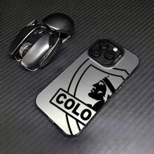 1个创意Colo Colo团队Logo手机壳，兼容苹果17、16、15、14、13、12、11、Pro Max、X、XR、XS Max、8、7 Plus，防震磨砂后盖 - 黑色 - 查看 7