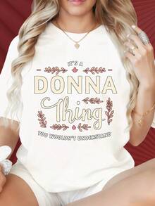 Camisetas de mujer con cuello redondo y mangas cortas tienen interesantes estampados.Es algo que solo las mujeres entienden. Camiseta negra informal con diseño gráfico para mujer, top de moda con diseño floral, adecuada para fiestas de Navidad, actividades deportivas, fiestas de vacaciones, salidas, deportes y otros regalos navideños (220g). Ideal como regalo, esta camiseta estampada es suave, transpirable y cómoda: perfecta para vacaciones, viajes y el uso diario, así como para la temporada de regreso a clases. blusas para mujer,playeras de mujer,blusas casuales para dama,blusas para mujer>ropa - Negro - Ver 4