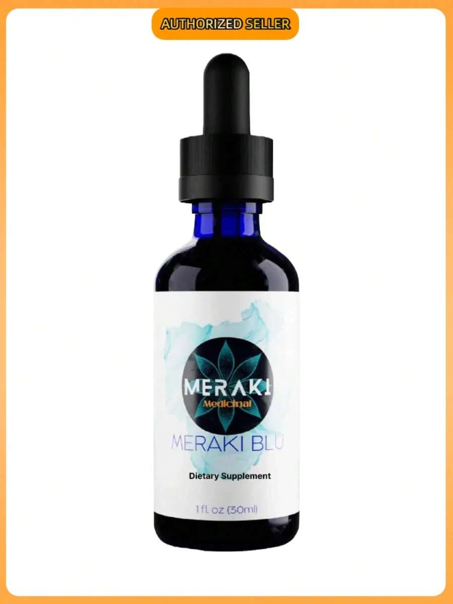 Meraki Methylene Blue Liquid Dietary Supplement | Unflavored Drops In Glass Dropper Bottle | Third-Party Tested | 30ml - 1 Bottle - 查看 1
