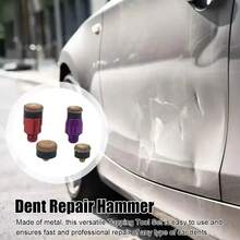 汽车钣金凹痕修复找平笔 铝合金单端双用途冰雹坑敲击笔 无痕修复工具 - 彩色 - 查看 1