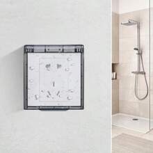 Ciieeo Cubierta Impermeable Para Enchufe Tipo 86 Protector De Eléctricas Para Baño Caja De Enchufe Resistente Agua Fácil Instalación Para Hogar Oficina Hotel(default) - Multicolor - Ver 6
