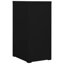vidaXL Classeur Noir 46x62x102,5 cm Acier - Noir - Voir 2