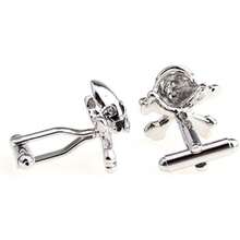 Mancuernillas o gemelos para hombre con diseño de calavera peligro,38073299 - A - Ver 5