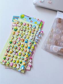 3D卡通泡沫贴纸 - 玉米狮、兔子、装饰贴纸、收藏贴纸 - 彩色 - 查看 5