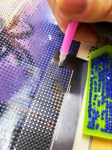 Diamond Painting Tools, Stainless Steel Ruler With 216/240/400/520/800 Holes, Diamond Embroidery Accessories - Silver - View 6