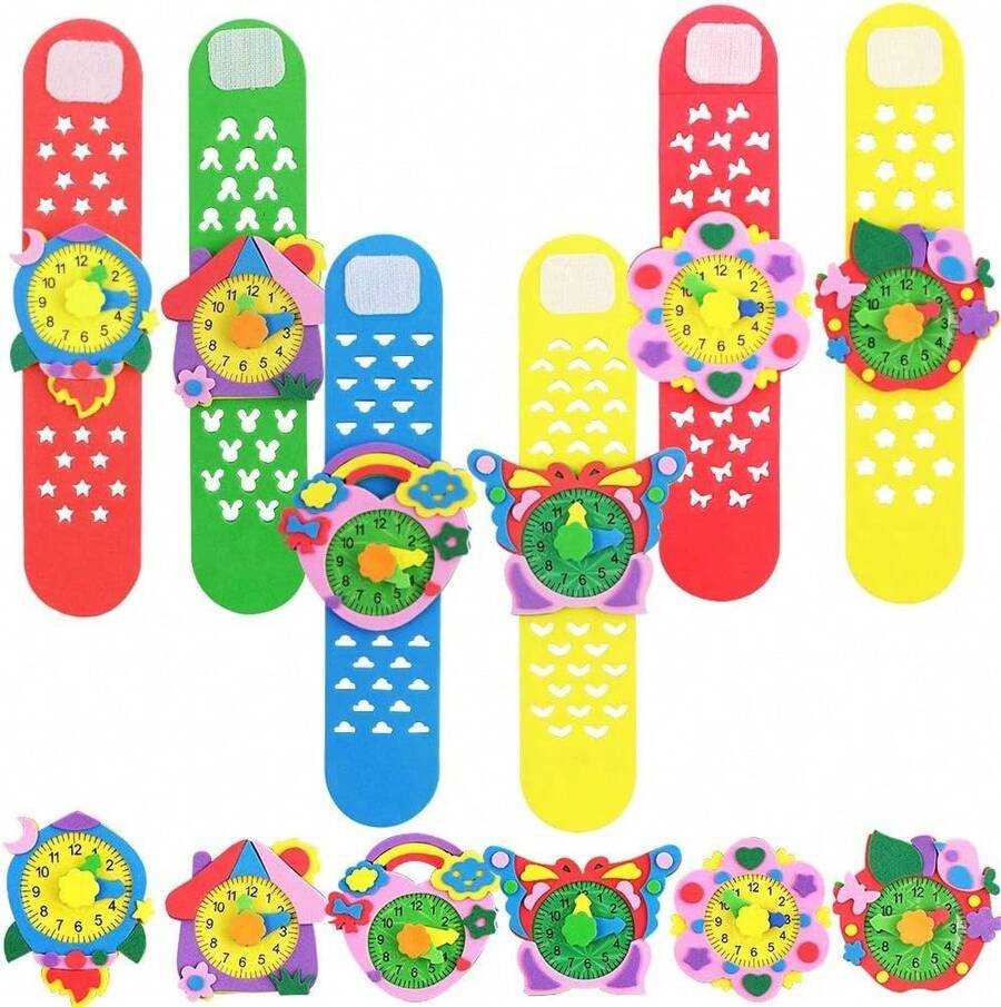 Tendencia10pz Reloj Didáctico Rompecabezas Foamy Infantil ArmableCalidad premium - 1 - Ver 1