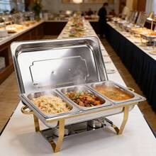 Piatti - Set da 4, Griglia Singola, Cornice Dorata - Visualizzare 11