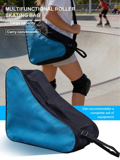 轮滑包、护具收纳包、滑雪装备包、成人轮滑鞋收纳包、防水三角单肩包