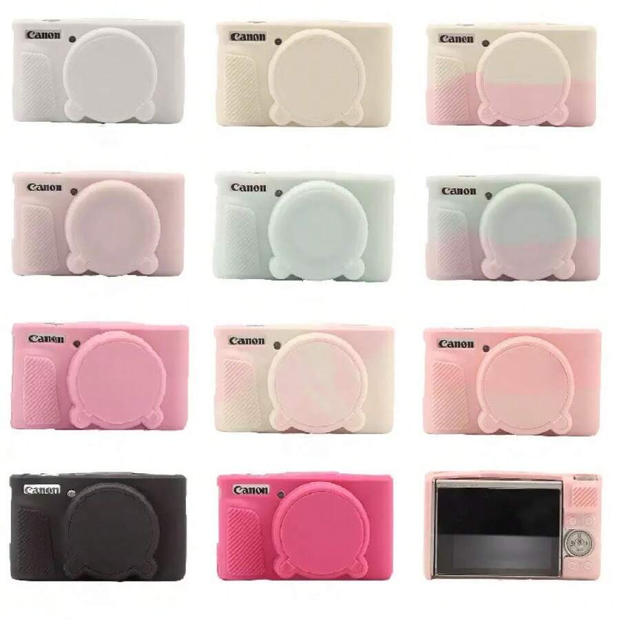 Suitable For CANON Canon SX740 SX730 Camera Bag Silicone Cover Photography SX7 40 Protective Cover Silicone - Multicolor - View 1