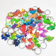 Bộ 6 móc khóa hình khủng long các loại, móc khóa khủng long dễ thương, thích hợp làm phần thưởng trong lớp học, quà tặng học sinh, quà tặng ngày lễ, quà tặng tiệc tùng, trang trí ba lô, nội thất xe hơi, quà tặng nhỏ. - Nhiều màu - Xem 3