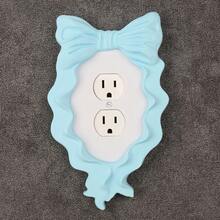 1pc Lolita Style Pink Bow Switch Decorative Panel, Girly Lighting Wall Switch Cover, Home Wall Switch Beautifying Accessory - Multicolor - View 10