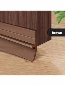 1 Piece Durable PVC Door Bottom Seal Strip - Windproof, Waterproof, Insectproof, Soundproof, Easy To Install, Polished Surface Black/White - Perfect For Bathroom And Room Doors, Soundproof Strip|Smooth Door Seal Strip|PVC Structure - 白色 - 查看 9