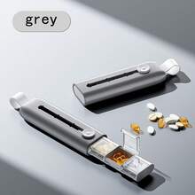 1 pièce Boîte à pilules avec couvercle coulissant, organisateur de médicaments portable étanche, transparent pour un suivi facile des médicaments, protection sécurisée, essentiel pour les voyages de 3 repas - Multicolore - Voir 18