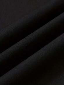 男士休闲圆领短袖T恤，适合日常穿着，是馈赠佳品。 - 黑色 - 查看 5