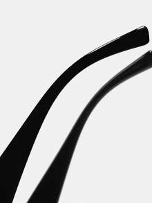 1pc New Polygonal Casual Versatile Fashion Glasses - Grey - View 5