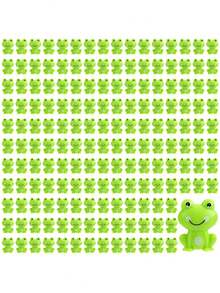 20/40Pcs Mini Green Plastic Frogs, Tiny Frogs Figurines Small Frog To Hide Fairy Garden Miniature Dollhouse Potted Plants Home Decoration Frog Decorations For Party - Green - View 7