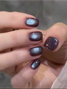 MANEL 10ml 蓝紫色猫眼指甲油 2026 秋冬美白蓝紫色玻璃珠神秘水晶闪亮紫色指甲油 磁性凝胶指甲油 沙龙专业指甲油 - 彩色 - 查看 2