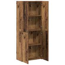 vidaXL Armoire de bureau avec étagère Bois ancien 70 x 32 x 77,5 cm - Tabac - Voir 5