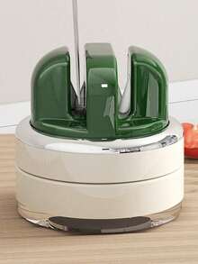 1PC Suction Cup Knife Sharpener Professional Kitchen Tool Wall Mounted Scissor Blade Sharpening Stone Manual Home Use - Multicolor - View 5