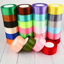4Cm Wide And 500cm Long Small Roll Cake Baking Ribbon Flower Ribbon DIY Handmade Ribbon Gift Ribbon Wedding Candy Box Packaging Red Ribbon. - Rượu sâm banh - Xem 3