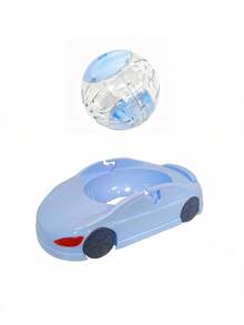 Large Durable Transparent Hamster Exercise Ball, Creative Hamster & Ferret Running Wheel Toy