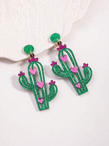 A Patrick's Day Carnival Personalized Versatile Green Acrylic Sparkling Powder Clover Lucky - Multicolor - View 4