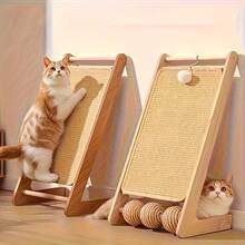 1pc Sisal Cat Scratching Board, Sofa- Design Cat Scratch Pad, Magical Invisible Adhesive, Multi-Layer Exercise, Sisal Material, Perfect Pet New Year Gift, Especially Suitable For Your Cat. - one-size - View 9