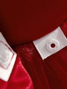 Baby Girls Sleeveless Backless Bow Mesh Satin Elegant Flower Girl Dress For Wedding, Party, Birthday, No Headband - Burgundy - View 10