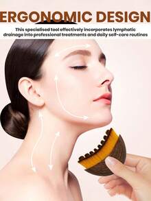 2支/1支淋巴面部按摩刷，干刷式面部按摩刷，面部及下巴塑形淋巴引流按摩器，符合人体工学设计，精准贴合肌肤，缓解疲劳，赠品 - 彩色 - 查看 6