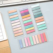 20包，共4000张宠物组合便签纸，渐变马卡龙米莱拉色，可重复使用备忘录，阅读记录标签，索引贴纸 - 15.2*5.5cm - 查看 8