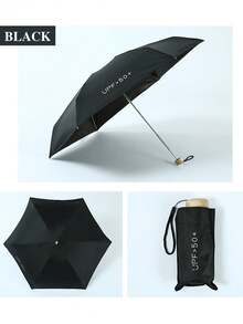 7.5英寸/19厘米迷你折叠伞，便携式户外遮阳伞，防紫外线遮阳伞，带收纳袋，防晒，6根伞骨+加厚黑色防水涂层，户外、旅行、夏季防晒必备，防风防水 - 彩色 - 查看 23