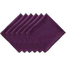 DII 100% Cotton, Oversized Basic Everyday 20x 20 Napkin, Set of 6,Nautical Blue(Servilleta Berenjena) - Multicolor - Ver 1