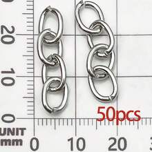 5/50pcs Zinc Alloy Swivel Rings Lobster Claw Clasps Swivel Snap Hook For DIY Keychain Keyring Jewelry Craft Making Backpack Lanyard Hanging - Antique Silver - View 13
