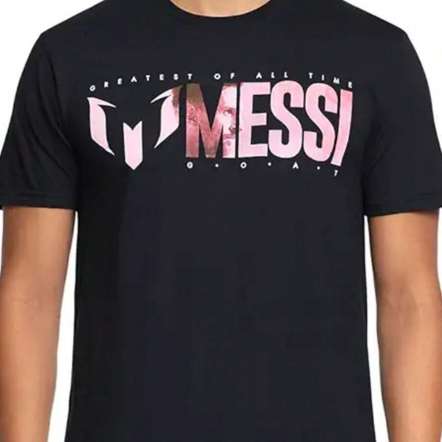 Mens Goat Tee Lifestyle Short Sleeve T-Shirt Standard Fit With Graphic - 黑色 - 查看 1