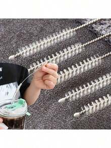 Bộ cọ vệ sinh khe hẹp đa năng, gồm các loại cọ lông cứng đa dụng, thích hợp cho nhà bếp, phòng tắm, mạch gạch, bồn rửa, cốc, ấm trà, chai lọ, máy xay sinh tố, các góc và không gian hẹp. - trắng - Xem 9